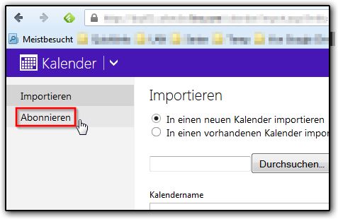 feiertage im outlook kalender anzeigen (früher hotmail bzw. live